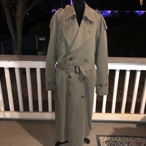 Evan-Picone Trench coat removable wool liner